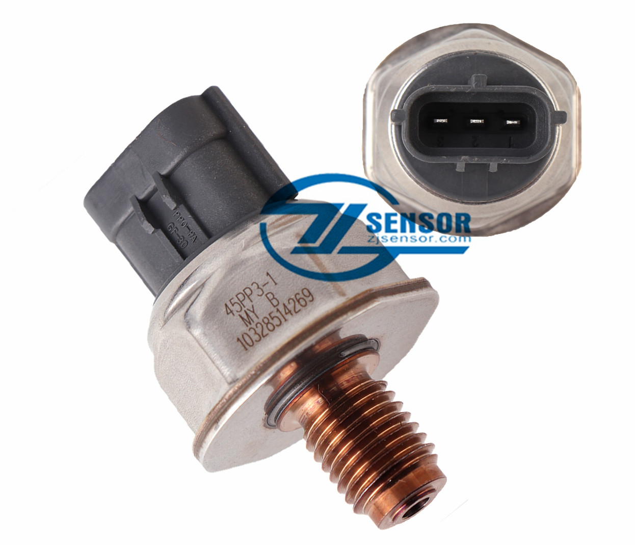 45PP3-4 Common Rail High Pressure Sensor For Ford Transit 2.2 & 2.4 / Citroen Relay 2.2 & 2.4 / Fiat Ducato 2.2 & 2.4 / Mitsubishi 4D56 / Isuzu / Land Rover 2.2 & 2.4